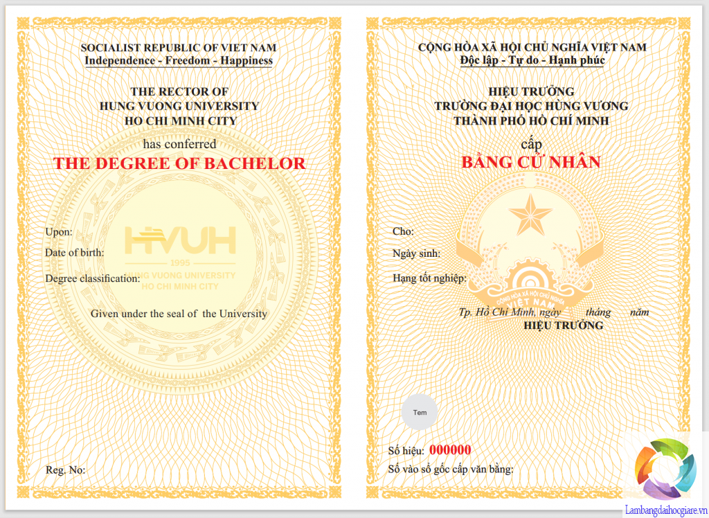 làm bằng đại học hùng vương