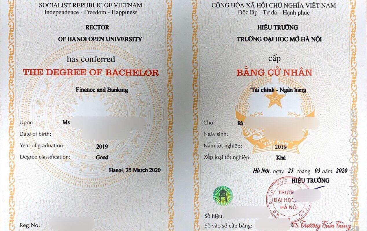 Những ưu điểm của việc làm bằng đại học từ phôi thật