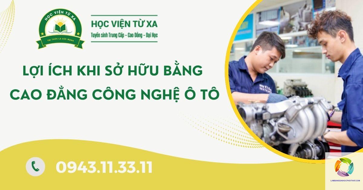 bằng cao đẳng công nghệ ô tô là gì - Hình 3