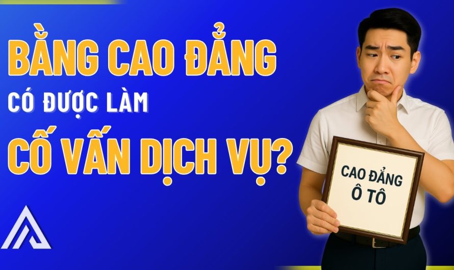 Bằng Cao Đẳng Công Nghệ Ô Tô Làm Cố Vấn Dịch Vụ Được Không? Phân Tích Chi Tiết Từ Chuyên Gia Tuyển Dụng