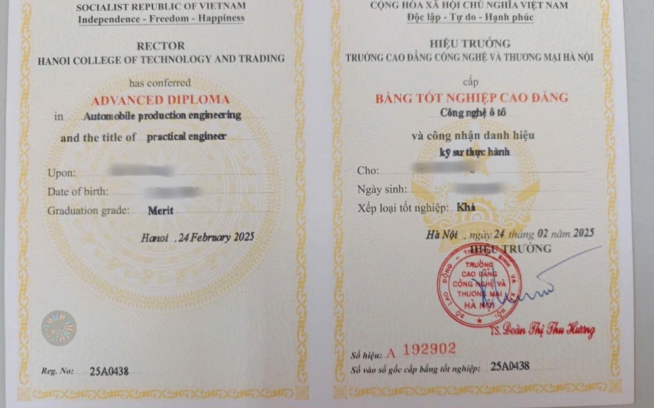 bằng cao đẳng công nghệ ô tô làm kỹ sư dịch vụ được không