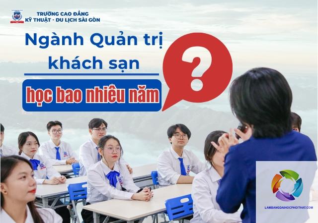 bằng cao đẳng quản trị khách sạn học mấy năm - Hình 2
