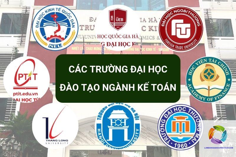 bằng đại học ngành kế toán học trường nào