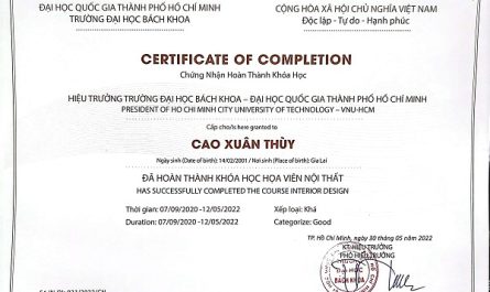 bằng đại học thiết kế nội thất là gì