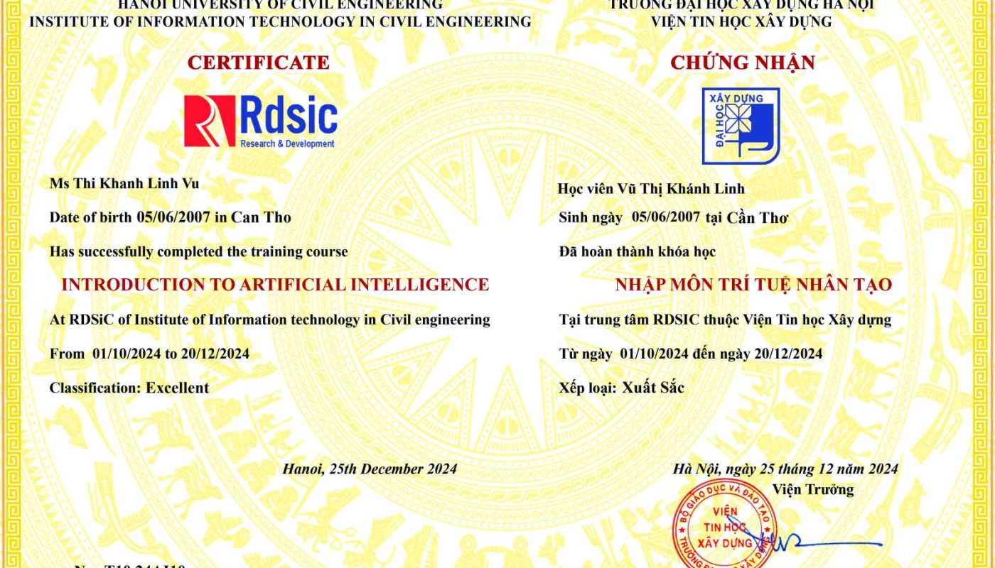 bằng đại học trí tuệ nhân tạo ra làm gì