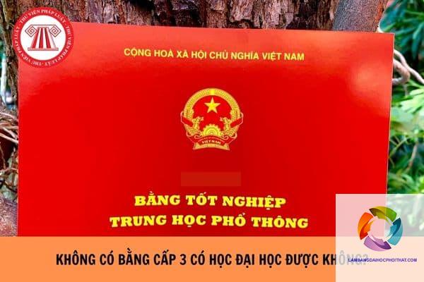 Học đại học có cần bằng cấp 3 không? Giải đáp chi tiết và đầy đủ nhất