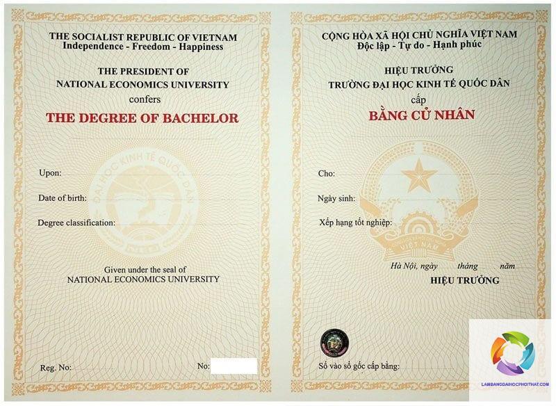 phôi bằng đại học là gì