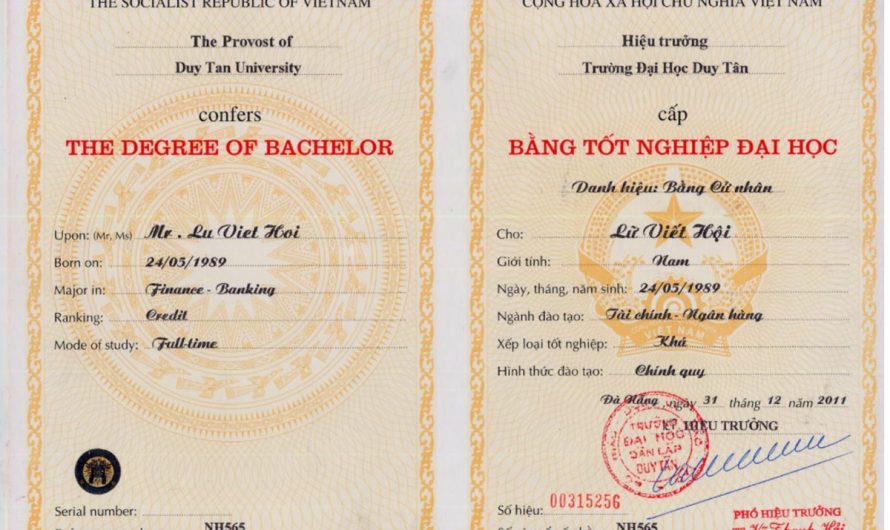 Số vào sổ cấp bằng là gì? Giải mã ký hiệu quan trọng trên văn bằng của bạn
