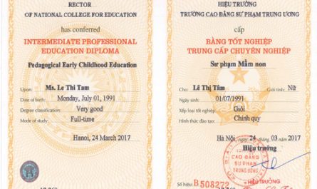 bằng cao đẳng sư phạm mầm non học lên đại học được không