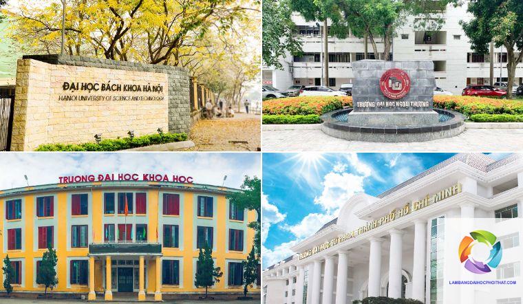 khối a01 học trường đại học nào