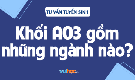 khối a03 gồm những môn nào