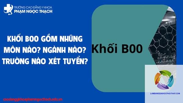 Khối B00 Có Xét Tuyển Cao Đẳng Không? Giải Đáp Chi Tiết Từ A-Z