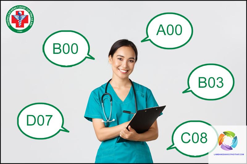 khối b00 có xét tuyển điều dưỡng không