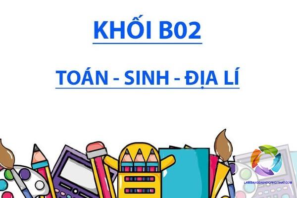 khối b02 gồm những môn nào - Image 3