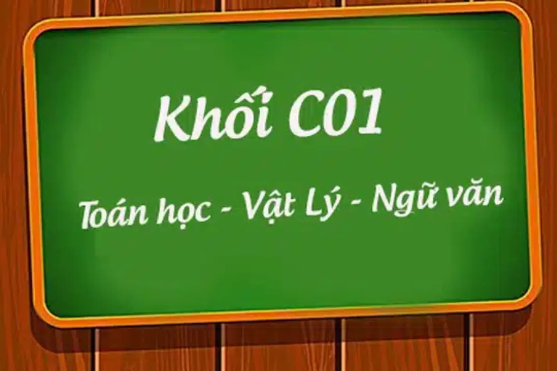 khối c01 gồm những môn nào - Image 3