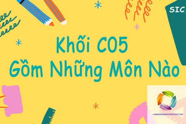 khối c05 gồm những môn nào - Image 3