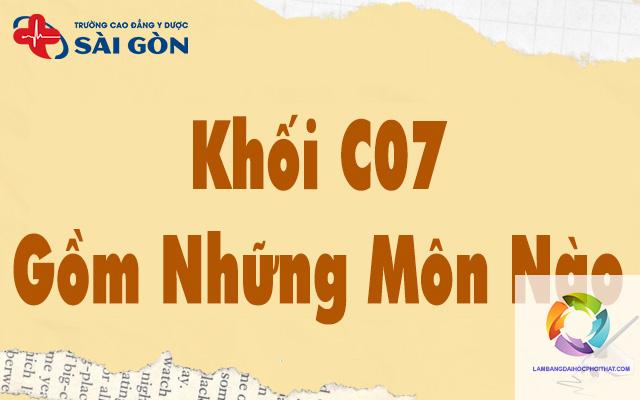 khối c07 gồm những môn nào - Image 3