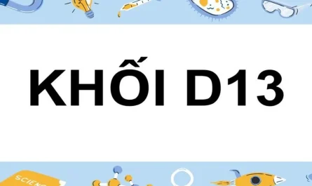 khối d13 gồm những môn nào