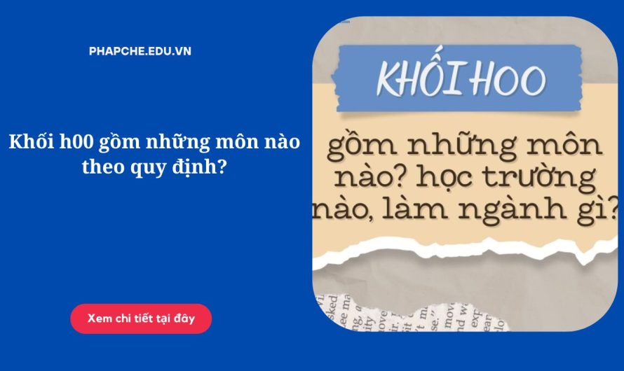 Khối H00 Gồm Những Môn Nào? Cẩm Nang Toàn Diện Cho Thí Sinh Khối H
