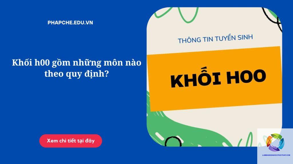 khối h00 xét tuyển ngành nào - Image 3
