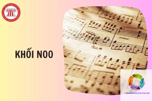khối n00 gồm những ngành âm nhạc nào