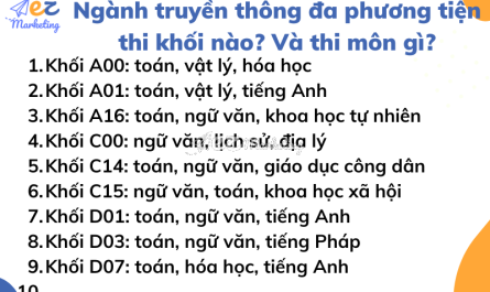 ngành truyền thông đa phương tiện xét tuyển khối nào